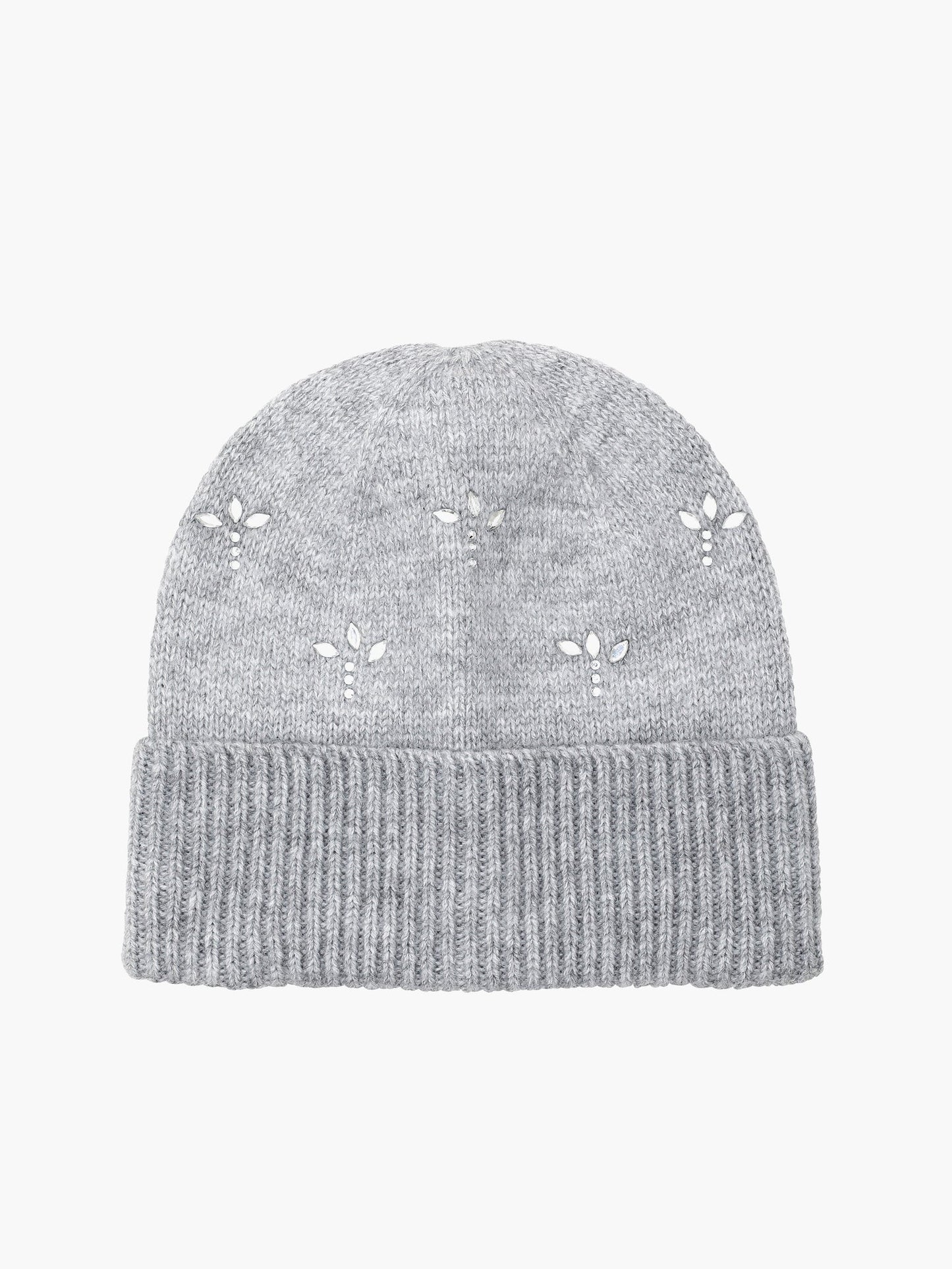 Diamante Embellished Beanie Hat