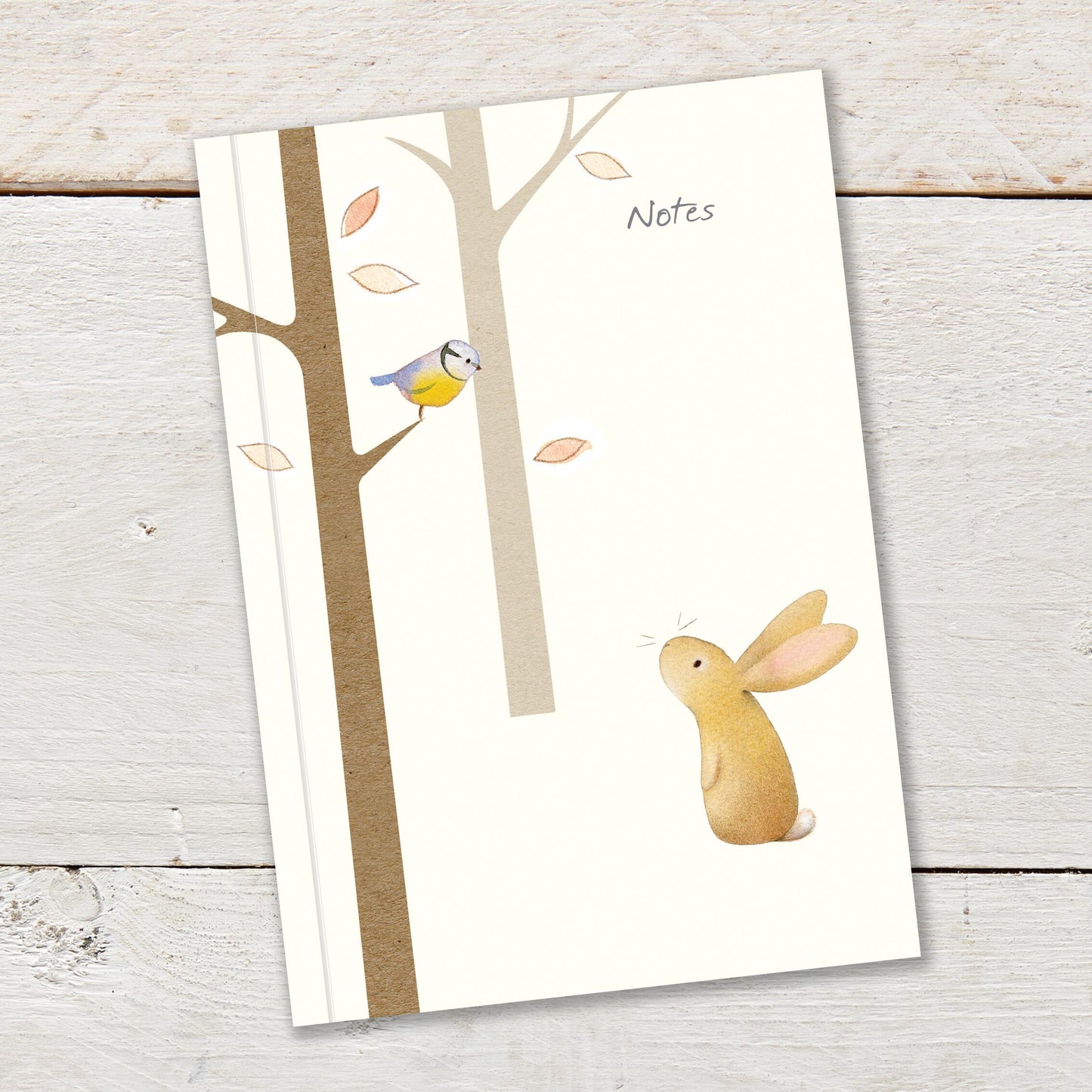 RABBIT AND BLUETIT NOTEBOOK