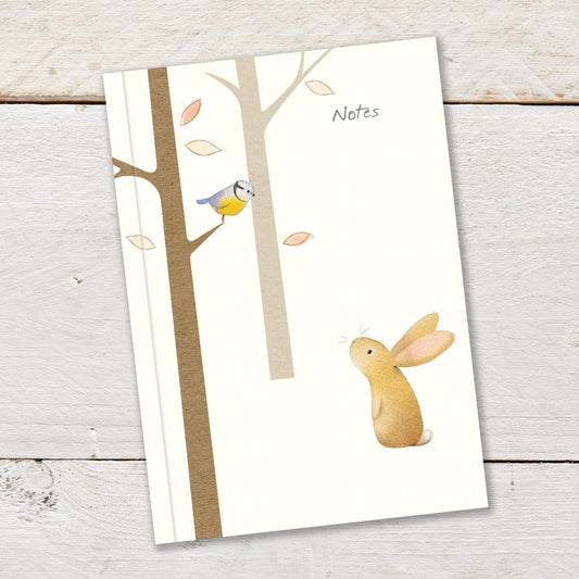 RABBIT AND BLUETIT NOTEBOOK
