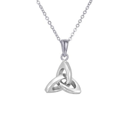 Silver 3D Celtic Trinity pendant KS748
