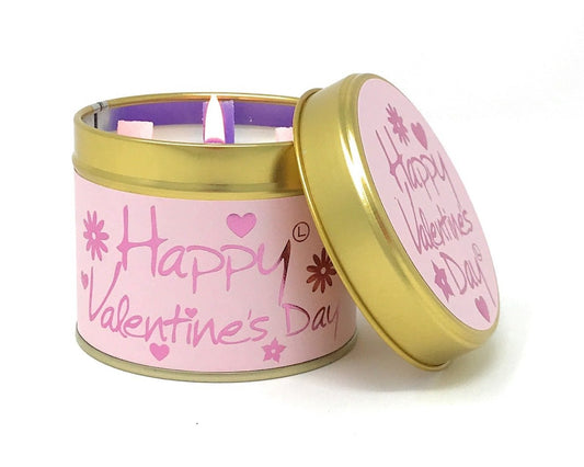 Happy Valentine's Day Scented Candle Tin