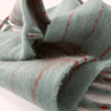 Angelica Cosy Scarf - Ice & Tangerine