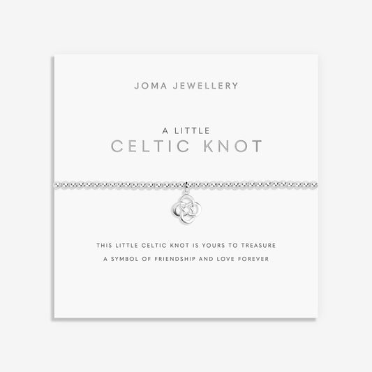 A Little 'Celtic Knot' Bracelet in Silver Plating