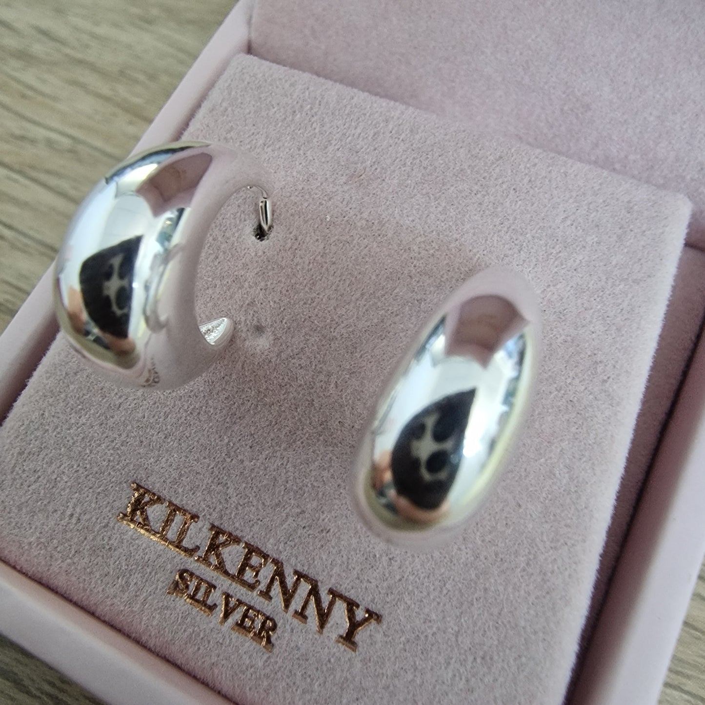 3D DROP SILVER  EARRING E2031