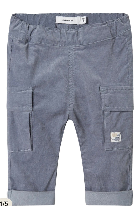 Ben cord trousers slate blue