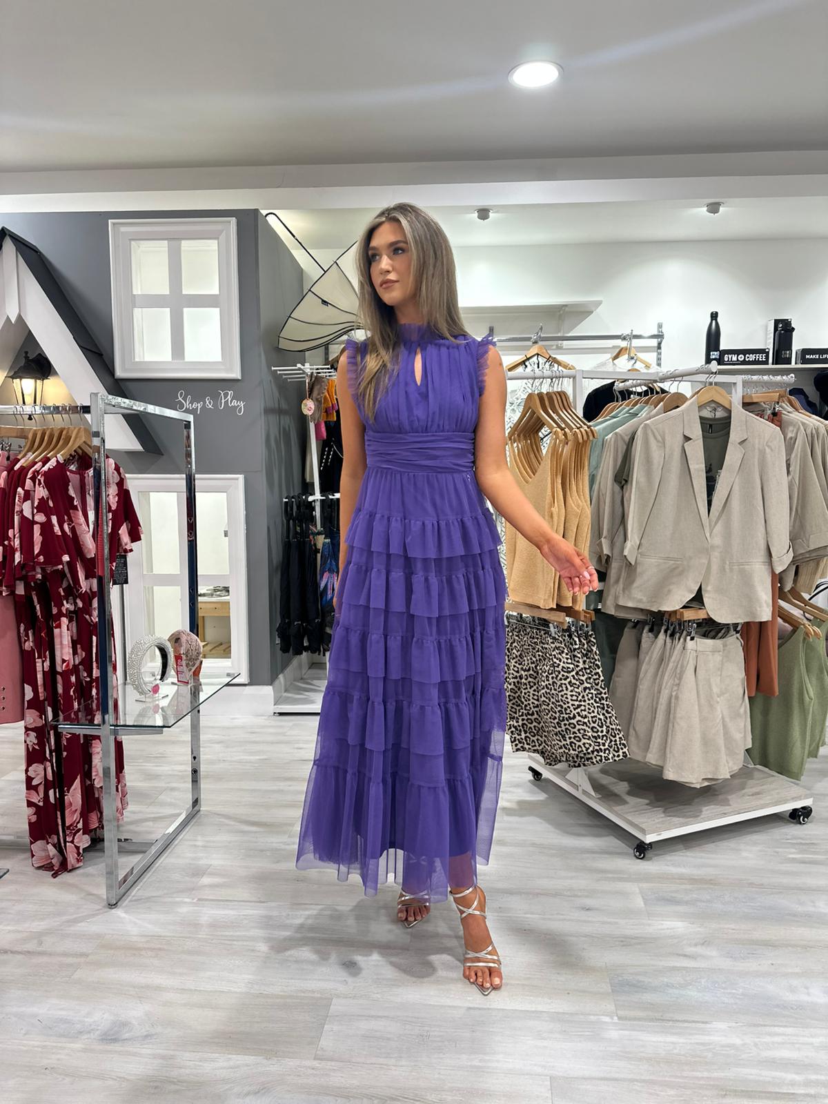Goa Goa Metis Tulle Dress Purple