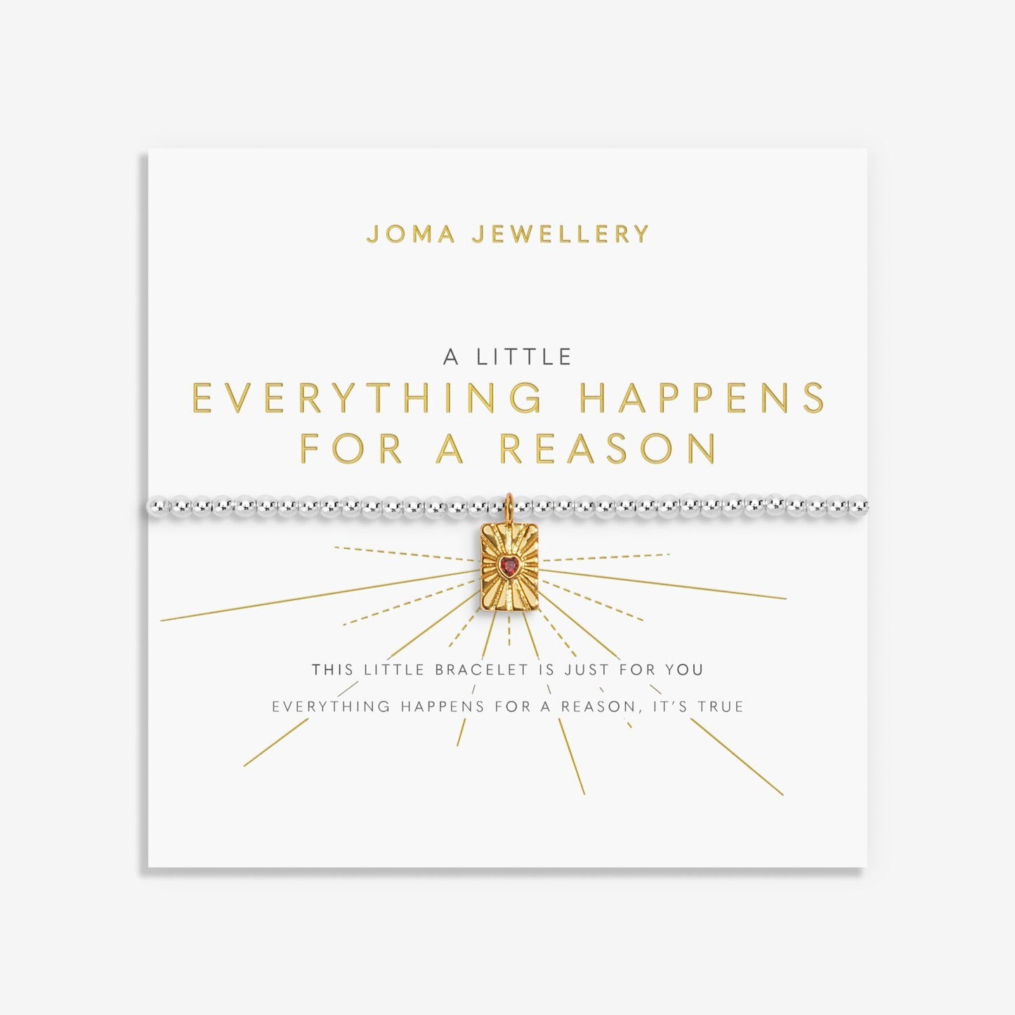 A Little 'Everything Happens For A Reason' Bracelet