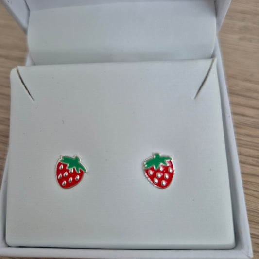 STRAWBERRY EARRINGS D164