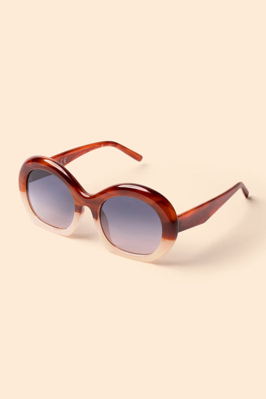 LIMITED EDITION SUNGLASSES - DARIA - MAHOGANY/PETAL
