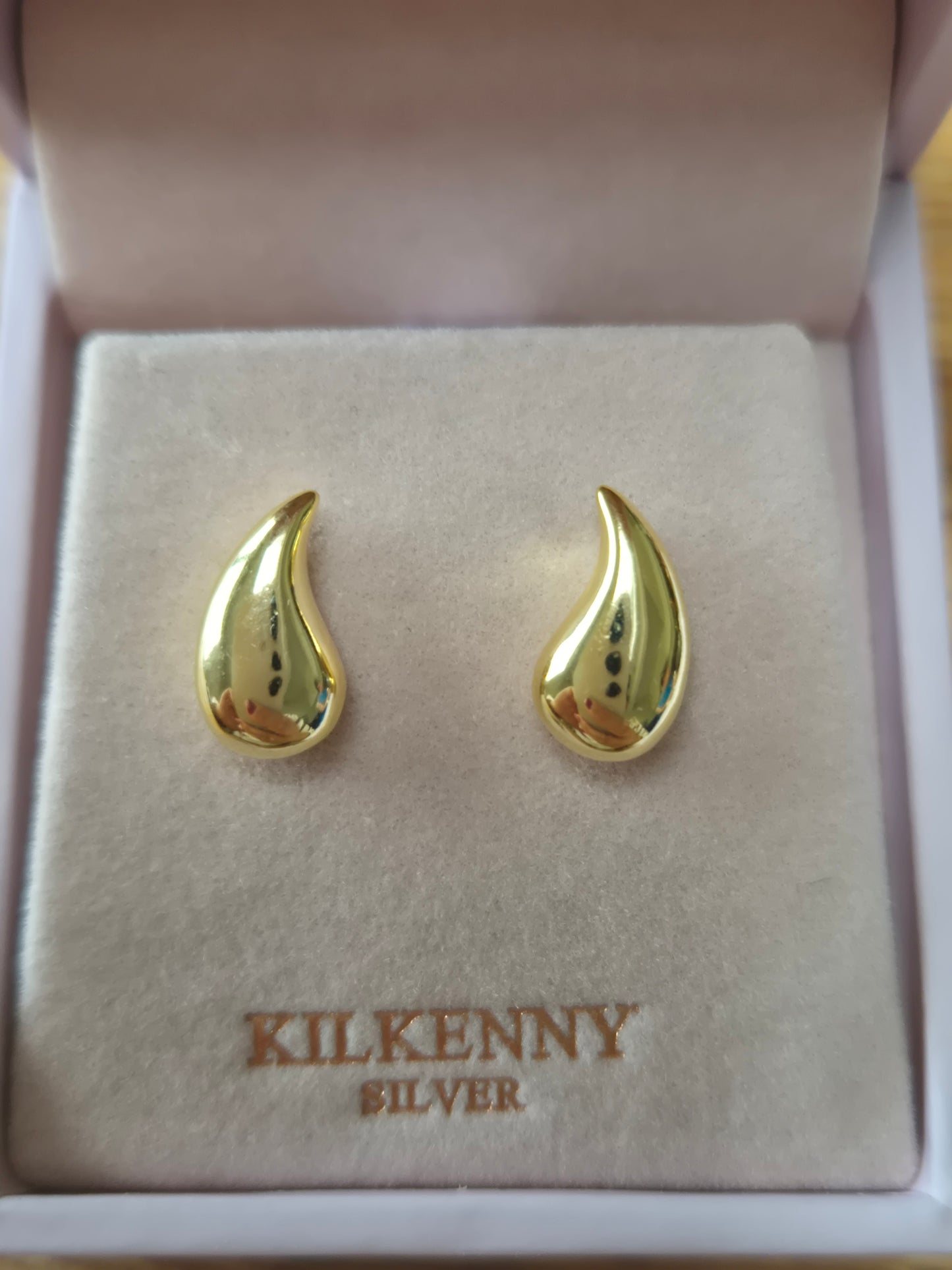 GOLD DROP STUD EARRING E2033