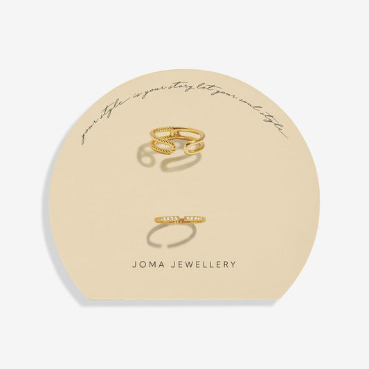 Soul Shine Rope Ring Stack