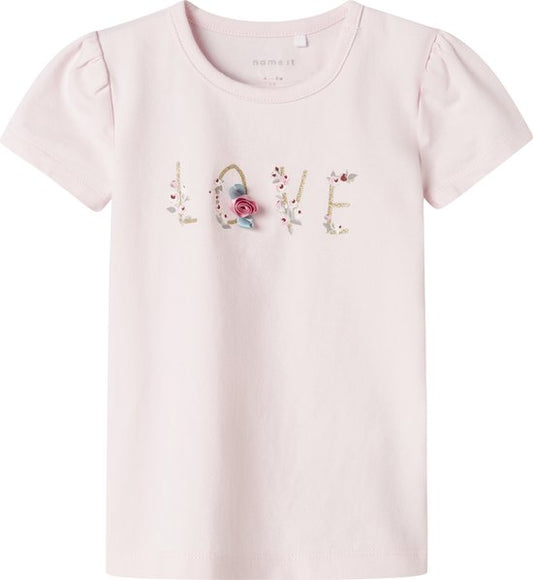 ORGANIC COTTON TOP - pink Love