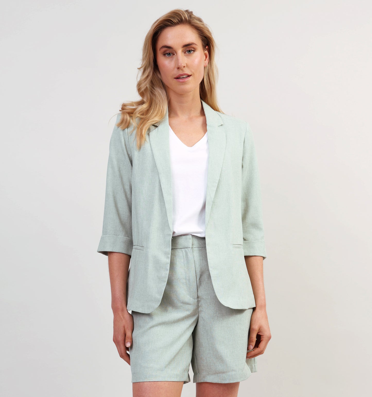 JDY Aida 3/4 Blazer Smoke Green