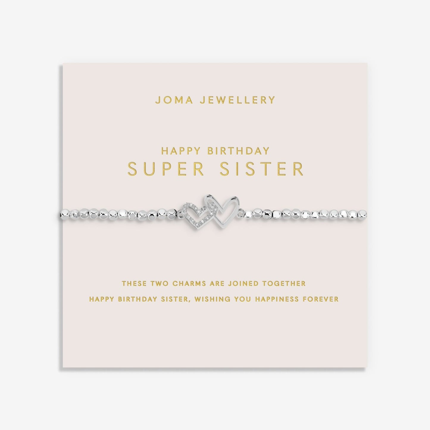 Forever Yours 'Happy Birthday Super Sister' Bracelet