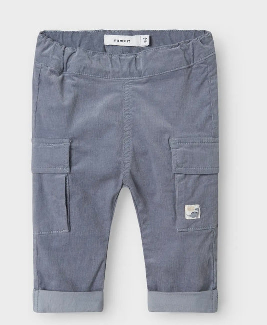 Ben cord trousers slate blue
