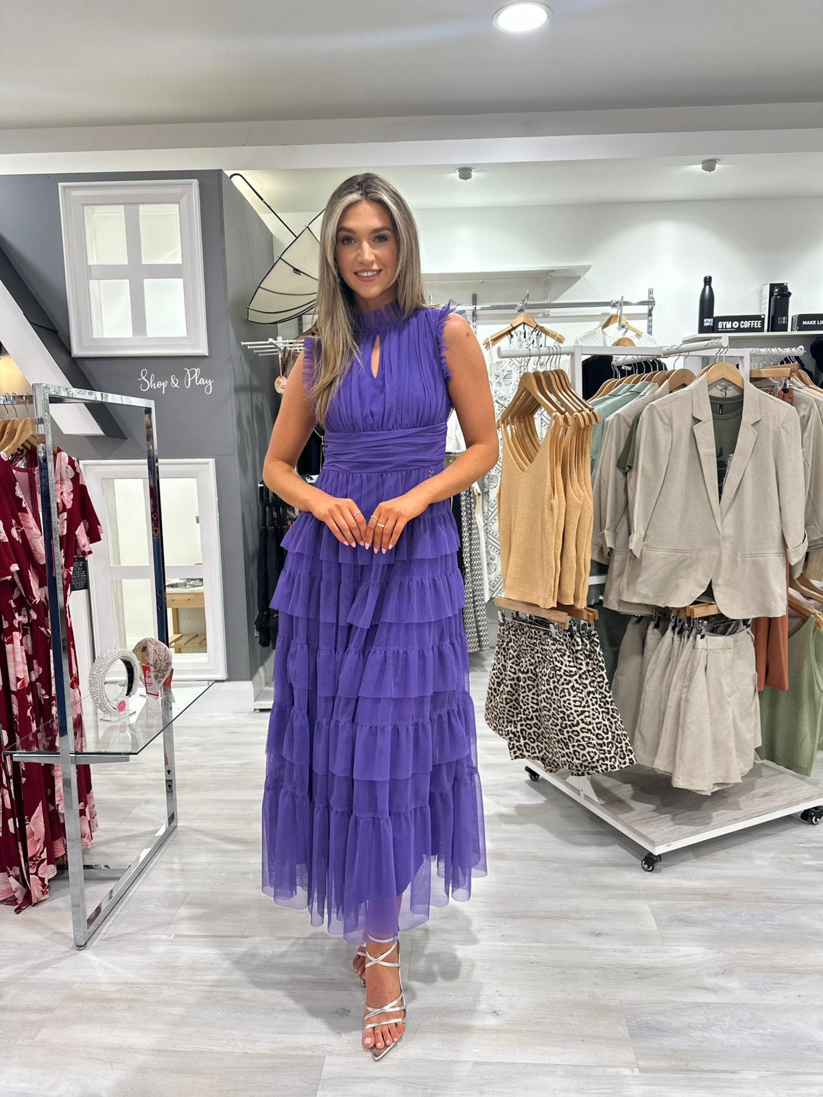 Goa Goa Metis Tulle Dress Purple