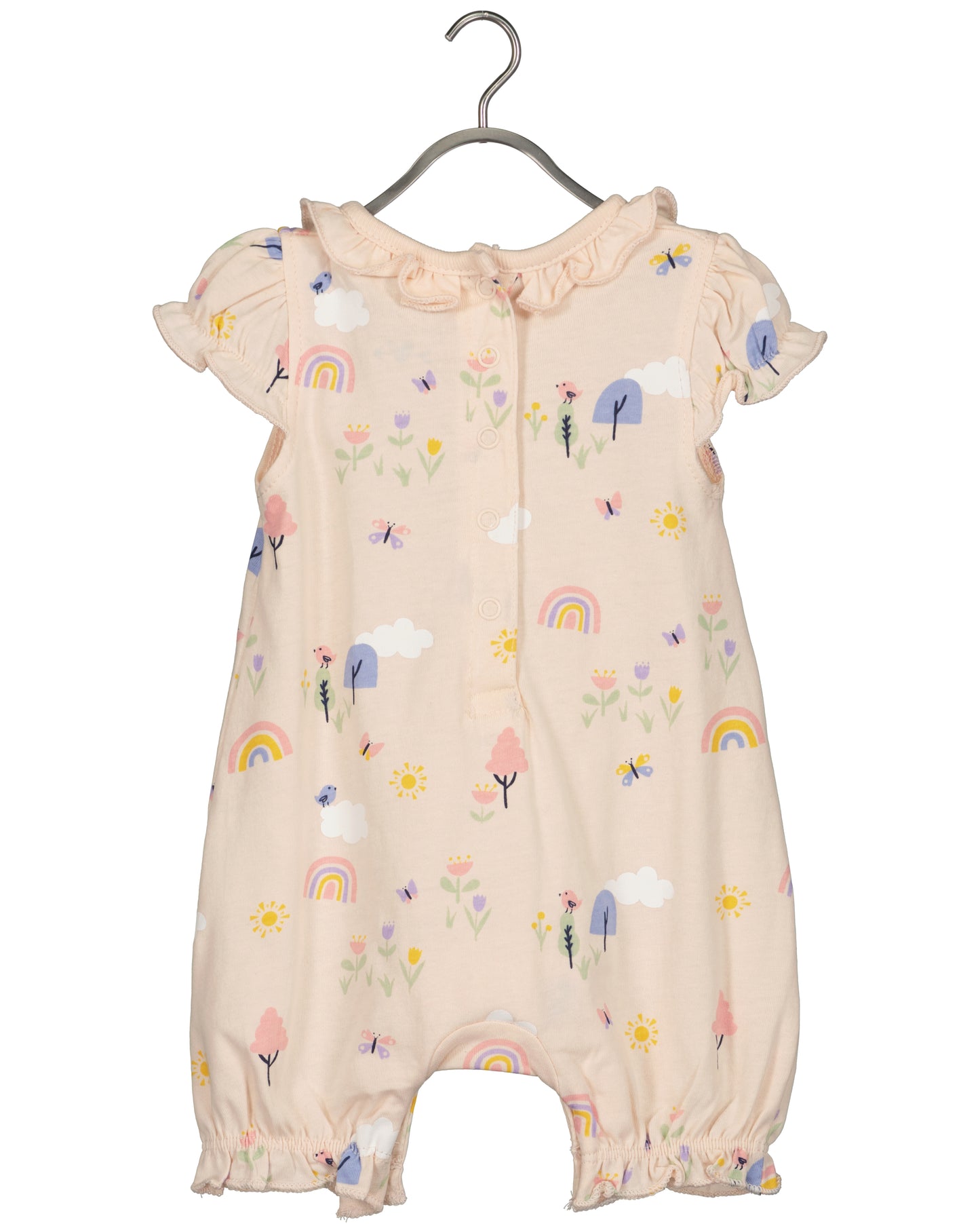 Peach girls colourful romper