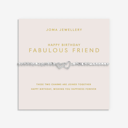 Forever Yours 'Happy Birthday Fabulous Friend' Bracelet