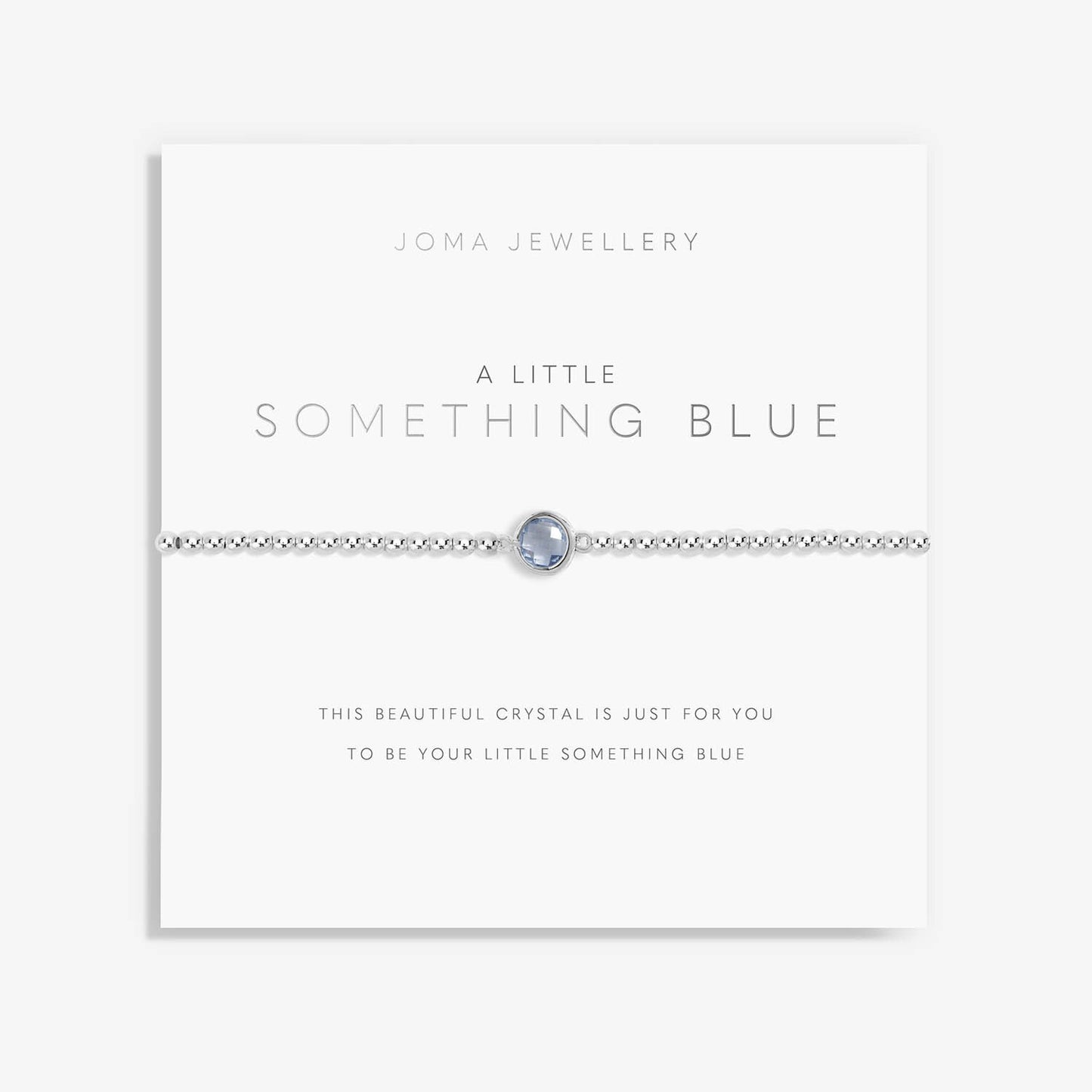A Little 'Something Blue' Bracelet in Silver Plating