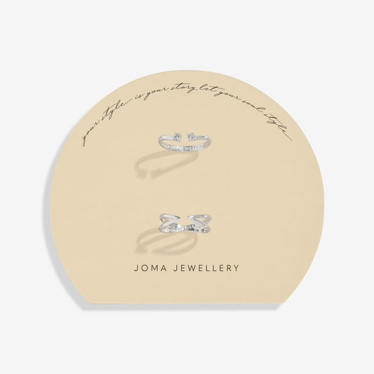 Soul Shine Crossover Ring Stack