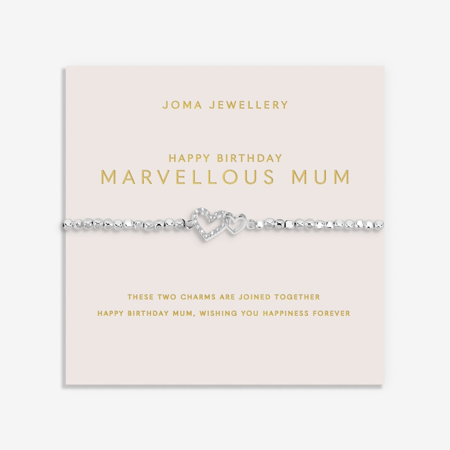 Forever Yours 'Happy Birthday Marvellous Mum' Bracelet