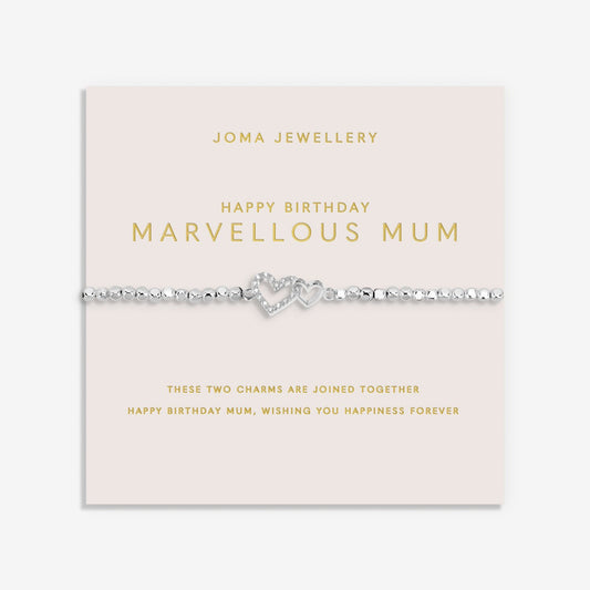 Forever Yours 'Happy Birthday Marvellous Mum' Bracelet