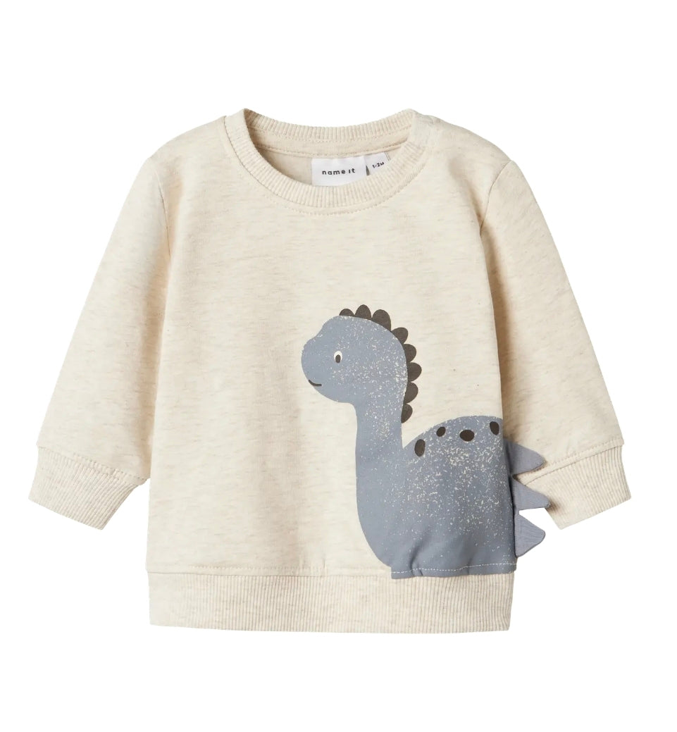 Dino sweater blue