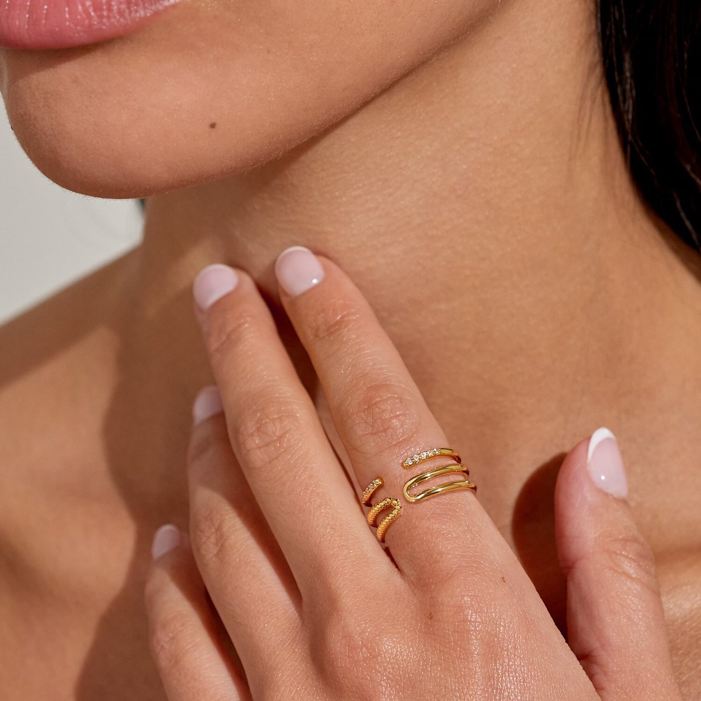 Soul Shine Rope Ring Stack