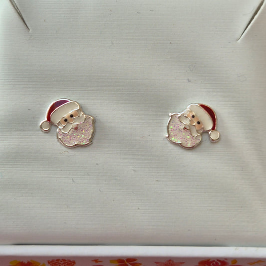 Santa face Stud Earrings