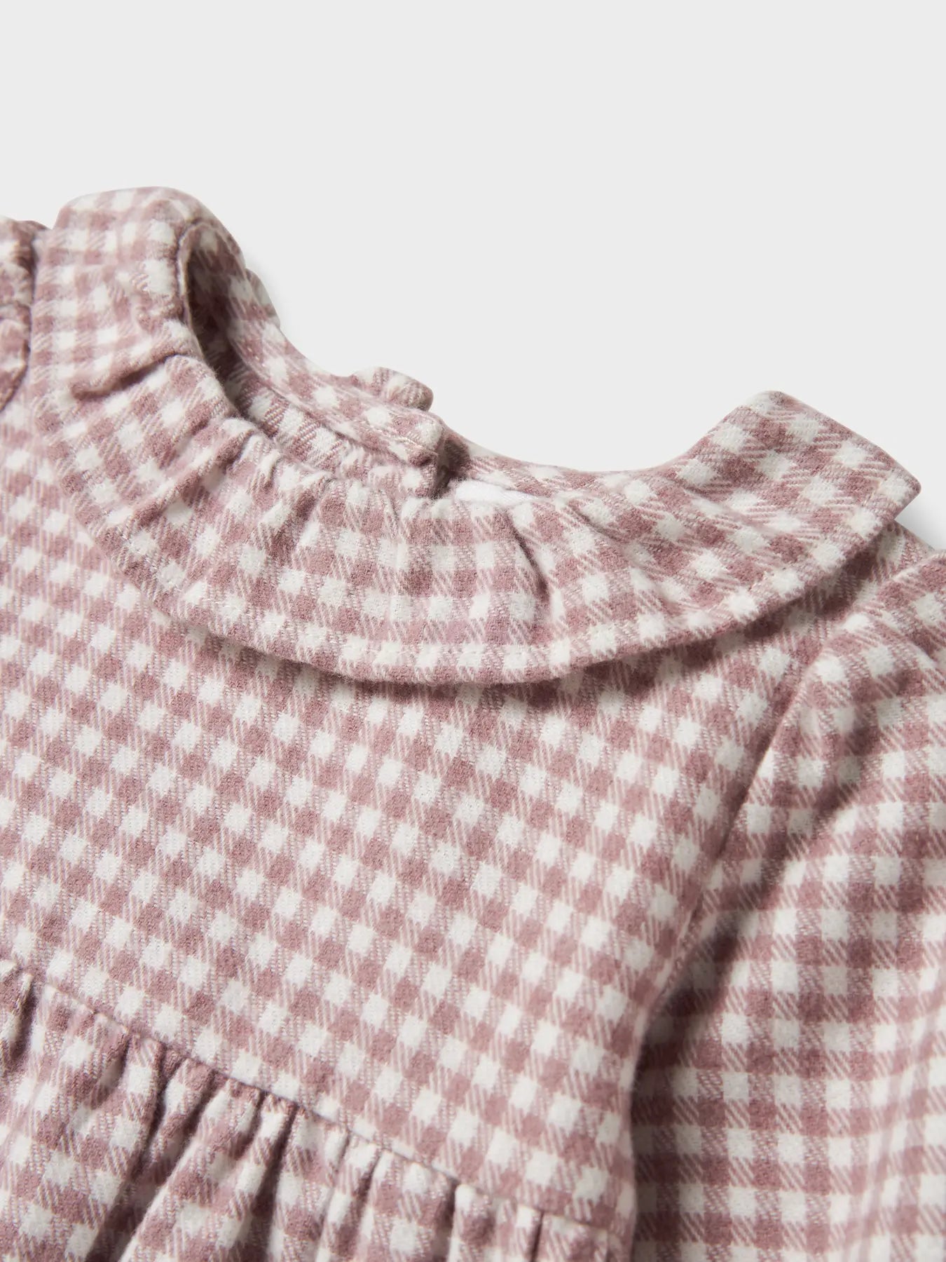 Gingham lilac and cream Dress