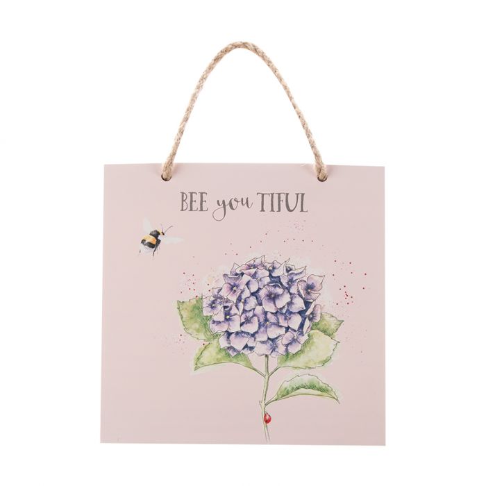 BEEYOUTIFUL' BEE WOODEN PLAQUE