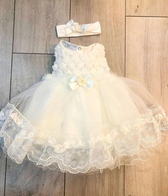 Lace & Frill Christening gown