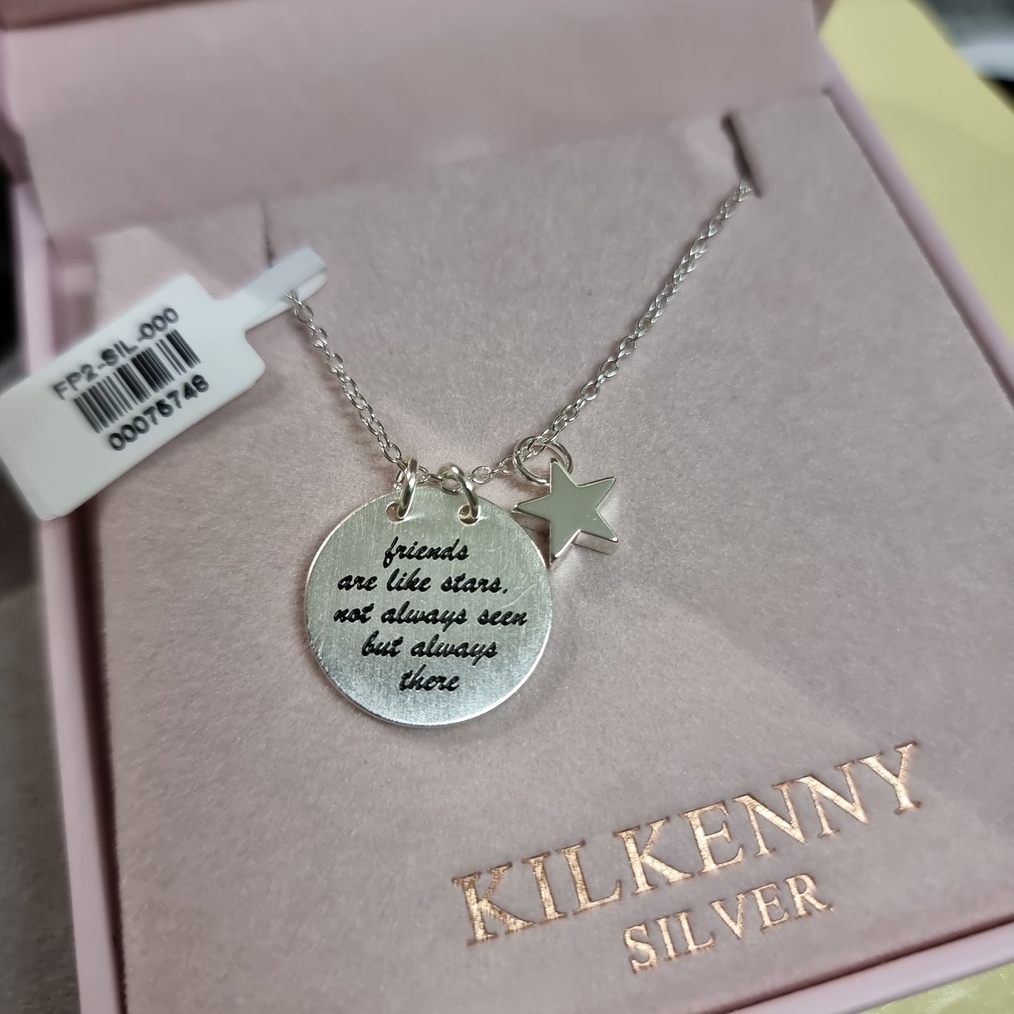 FRIENDS ARE LIKE STARS PENDANT Silver