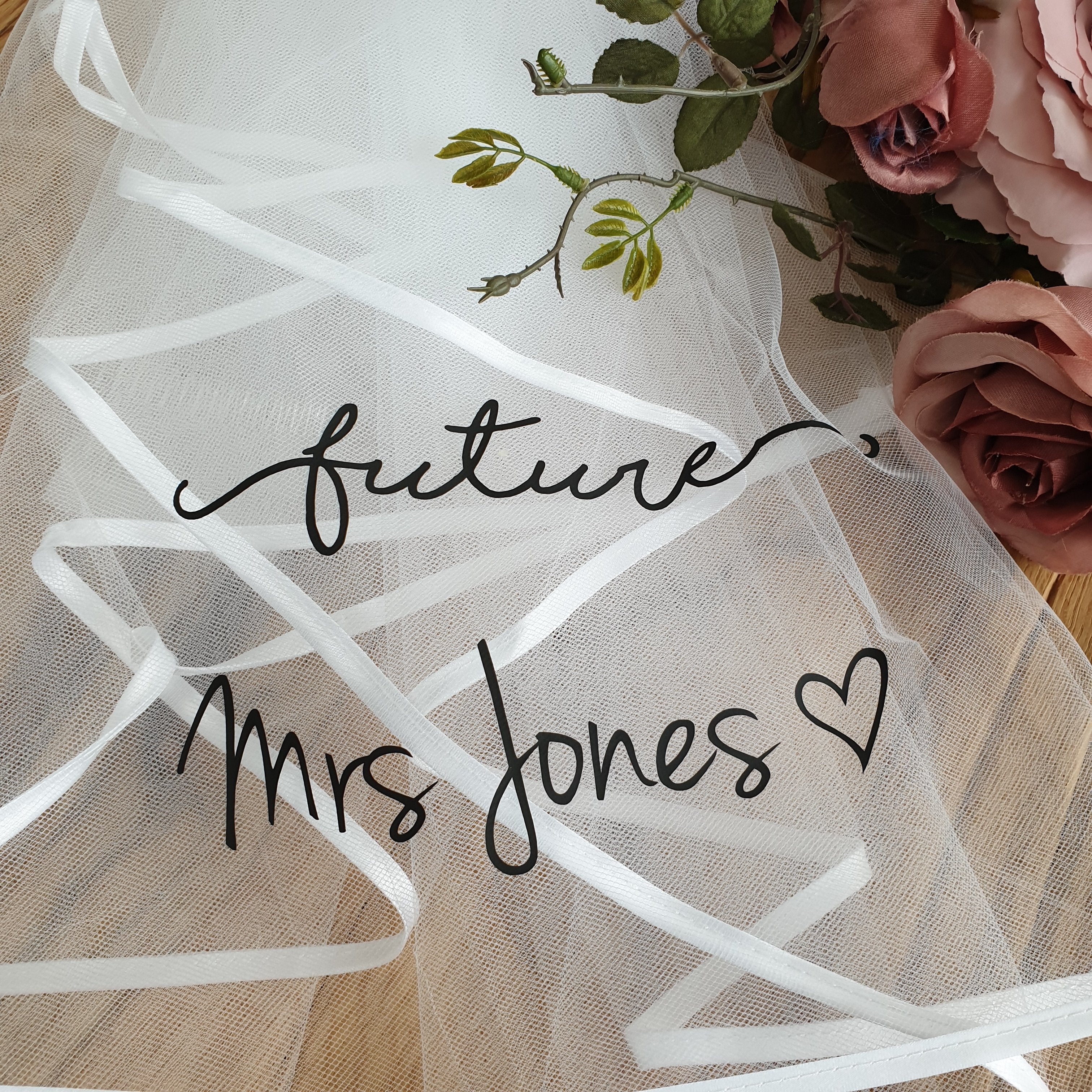 Personalised Hen Party Veil