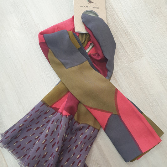 Erin eco viscose print scarf