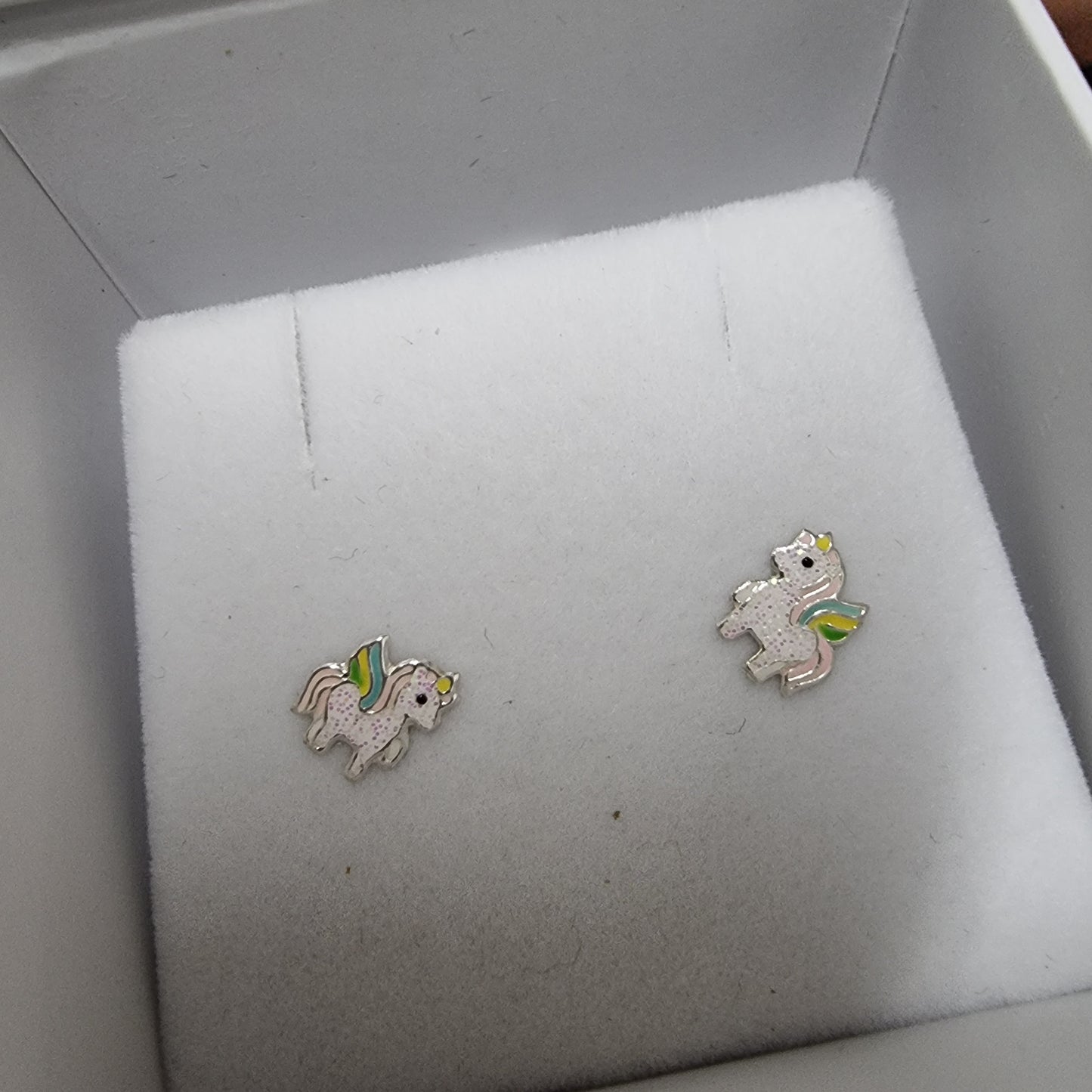 MULTI-COLOURED UNICORN EARRINGS