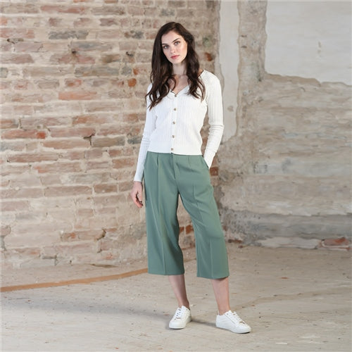 Carmela culatte sage green