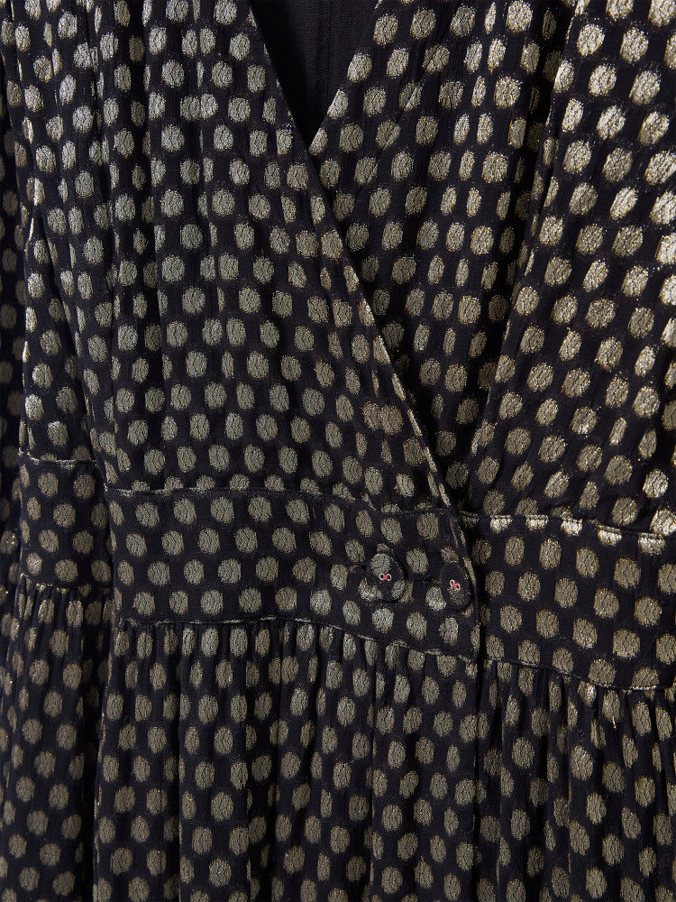 PAULA METALLIC DRESS