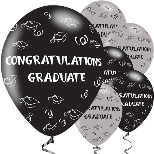 Congratulations Graduate Balloons - 11'' Latex