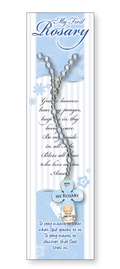 My First Rosary/Pearl Bead/Blue
