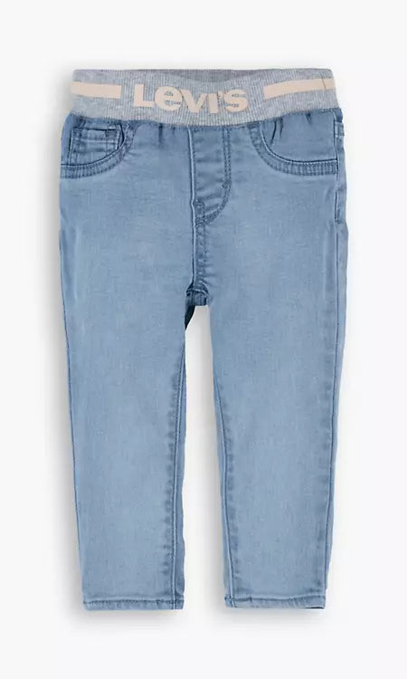 LEVI'S GIRLS DENIM JEGGINGS - peach