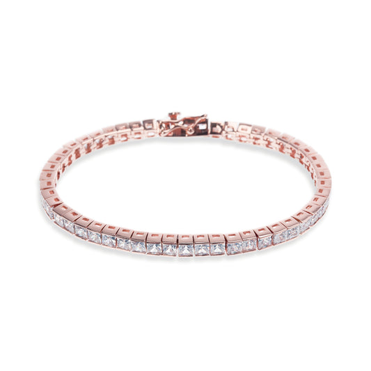 Rose Gold RHINESTONE TENNIS BRACELET FP65