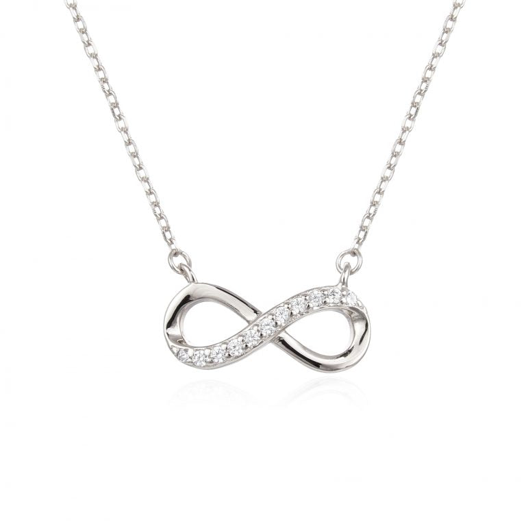 SILVER INFINITY NECKLACE L3084