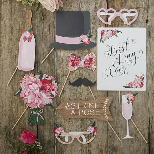 Vintage Wedding Photo Booth Props