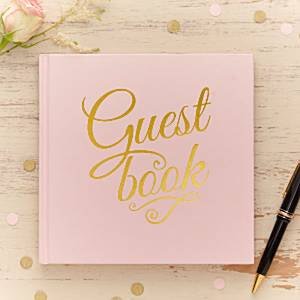 Pink & Gold Guest Book - Hens night - Wedding