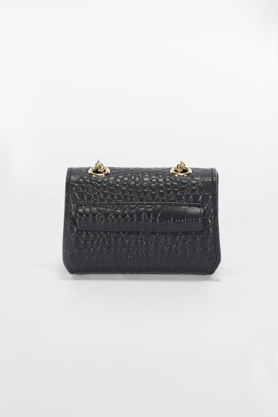 CROC OZZY RECYCLED MINI SHOULDER BAG - black