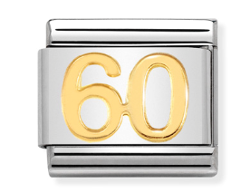 Classic 18ct Gold Number 60