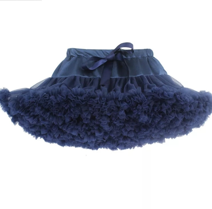 Girls French Navy Tutu Skirt