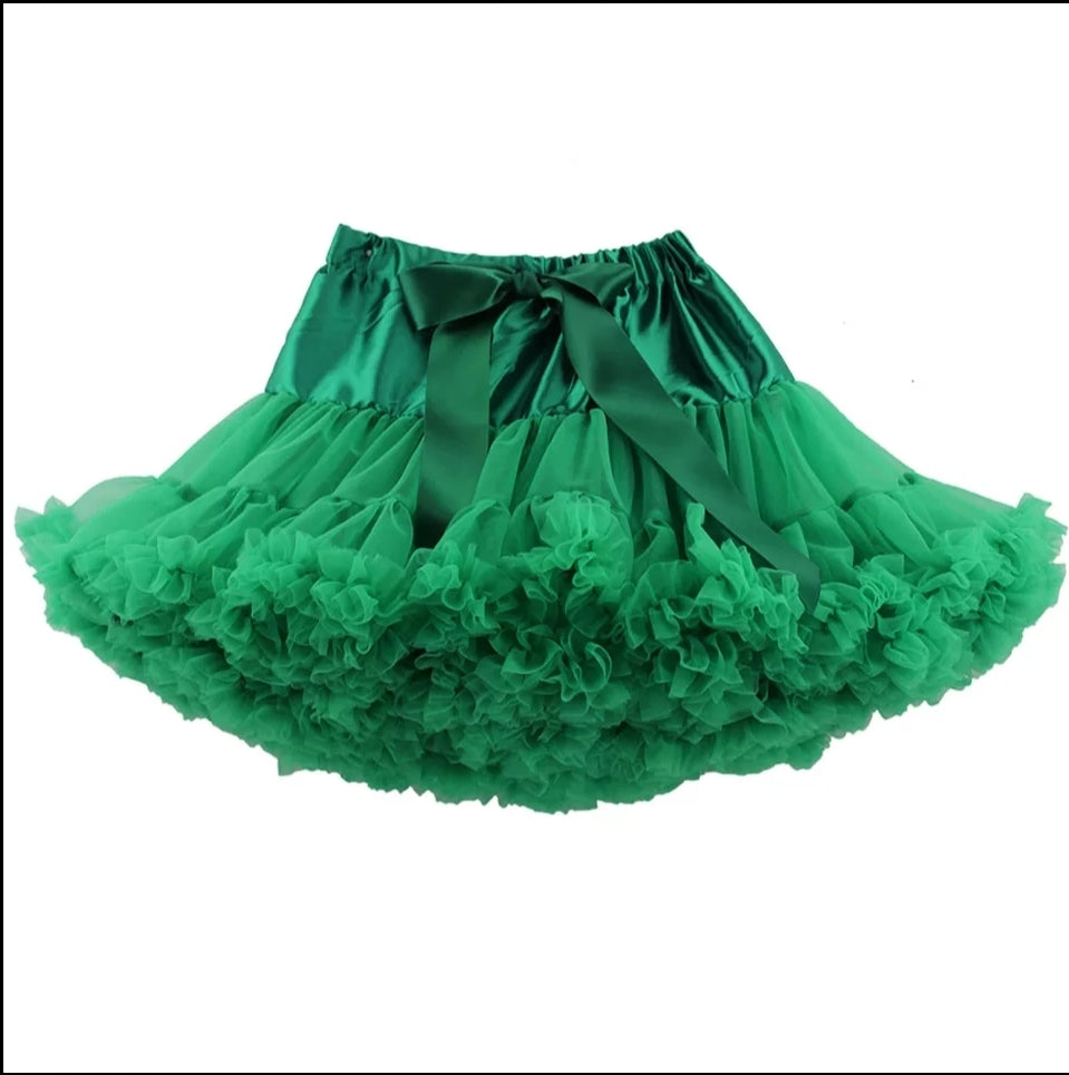 Emerald Green Tutu Skirt - Pom Pom Party