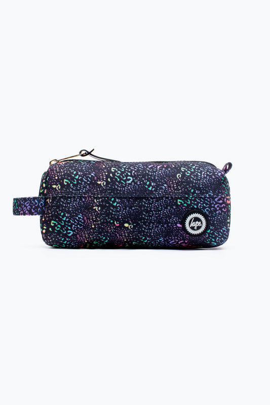 HYPE GRADIENT PASTEL ANIMAL PRINT PENCIL CASE